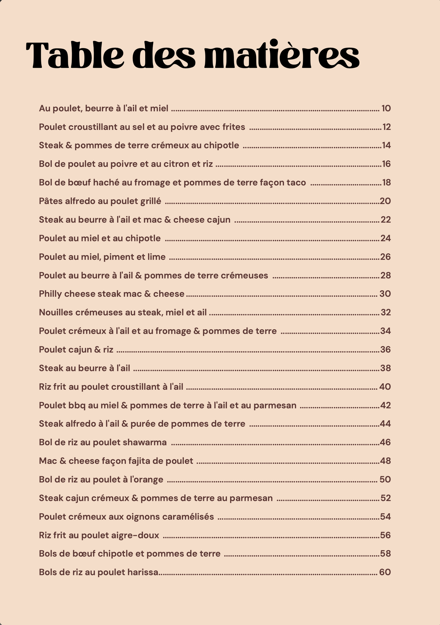 Meal Prep Livre de Cuisine (eBook)